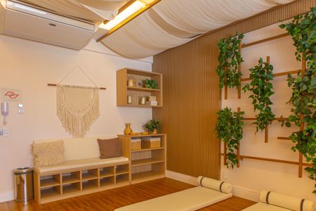 Studio para alugar com 25m², 1 quarto e sem vaga Studio para alugar com 25m², 1 quarto e sem vagaSala de yoga