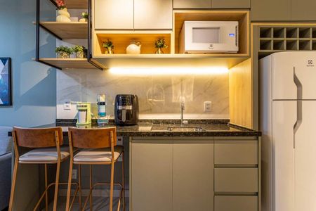 Studio para alugar com 25m², 1 quarto e sem vagaCozinha