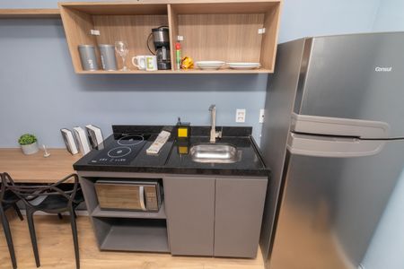 Apartamento à venda com 25m², 1 quarto e sem vaga Apartamento à venda com 25m², 1 quarto e sem vagaCozinha