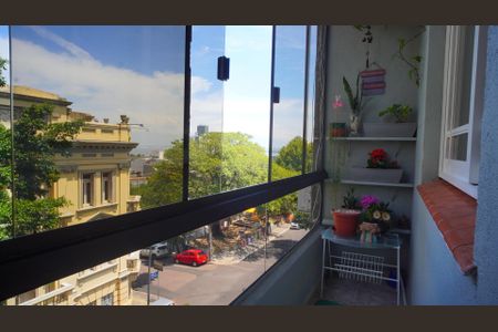 Varanda da Sala de apartamento para alugar com 2 quartos, 74m² em Centro Histórico, Porto Alegre