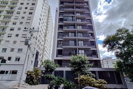 Studio para alugar com 27m², 1 quarto e sem vagaFachada - Plaquinha