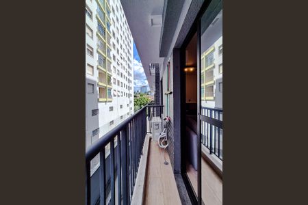 Varanda da Sala de kitnet/studio para alugar com 1 quarto, 27m² em Perdizes, São Paulo