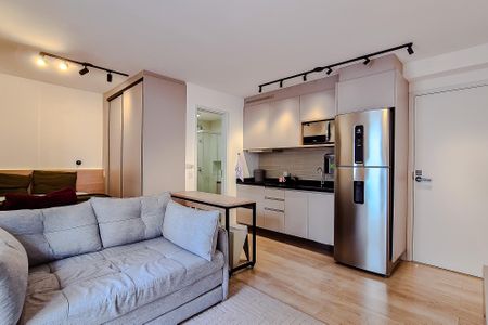 Sala de kitnet/studio para alugar com 1 quarto, 27m² em Perdizes, São Paulo