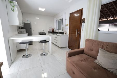 Sala de casa à venda com 2 quartos, 117m² em Vila Camilópolis, Santo André