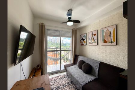 Sala  de apartamento à venda com 1 quarto, 29m² em Jardim Caravelas, São Paulo