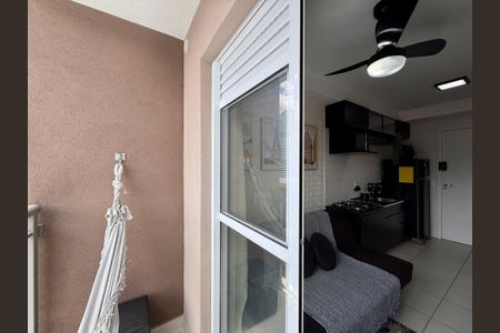 Sacada  de apartamento à venda com 1 quarto, 29m² em Jardim Caravelas, São Paulo