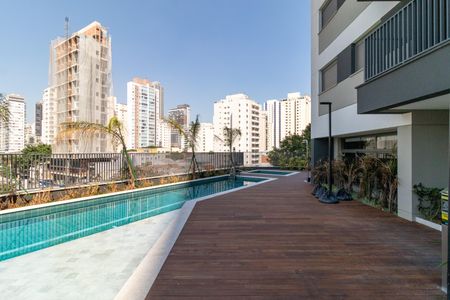 Studio para alugar com 32m², 1 quarto e sem vagaPiscina