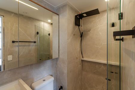 Studio para alugar com 28m², 1 quarto e sem vaga Studio para alugar com 28m², 1 quarto e sem vagaBanheiro