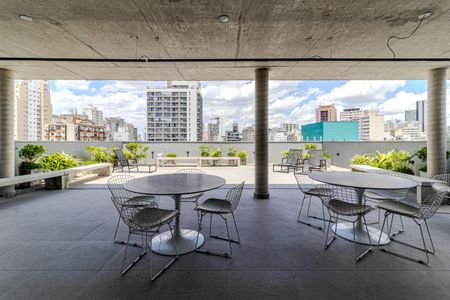 Apartamento para alugar com 27m², 1 quarto e sem vagaTerraço