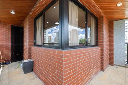 Varanda da Sala de apartamento à venda com 3 quartos, 160m² em Vila Andrade, São Paulo