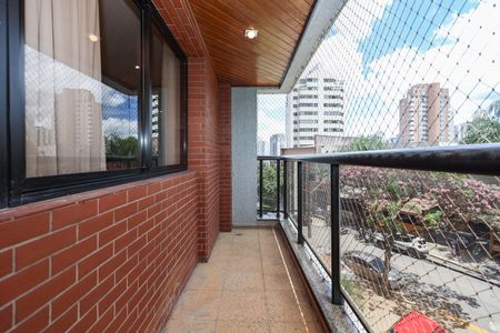 Varanda da Sala de apartamento à venda com 3 quartos, 160m² em Vila Andrade, São Paulo