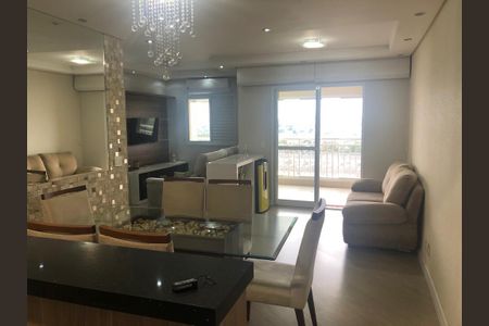 Sala de apartamento à venda com 3 quartos, 76m² em Campestre, Santo André