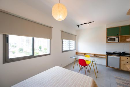 Studio para alugar com 27m², 1 quarto e sem vagaQuarto