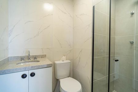 Studio para alugar com 29m², 1 quarto e sem vaga Studio para alugar com 29m², 1 quarto e sem vagaBanheiro