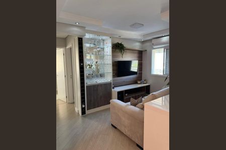 Sala de apartamento à venda com 2 quartos, 76m² em Campestre, Santo André