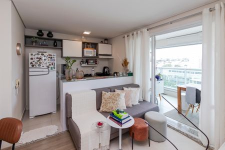 Sala de apartamento para alugar com 1 quarto, 43m² em Campo Belo, São Paulo