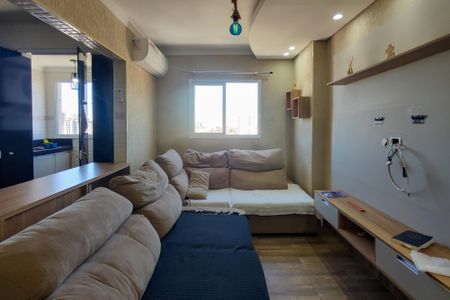 Sala de apartamento para alugar com 1 quarto, 35m² em Vila Tupi, Praia Grande