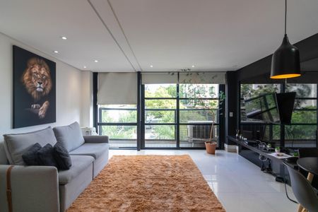 Sala de apartamento à venda com 1 quarto, 50m² em Vila Nova Conceição, São Paulo