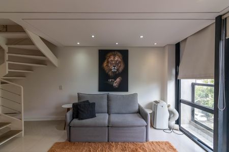 Sala de apartamento à venda com 1 quarto, 50m² em Vila Nova Conceição, São Paulo