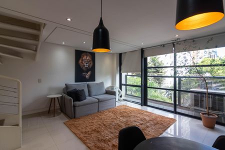 Sala de apartamento à venda com 1 quarto, 50m² em Vila Nova Conceição, São Paulo