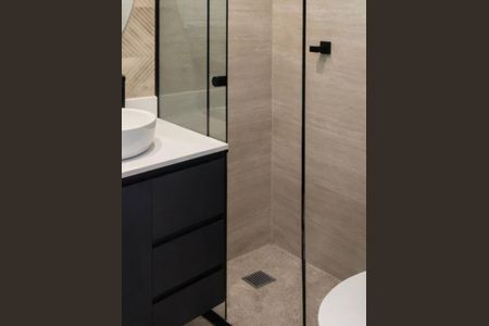 Banheiro de apartamento para alugar com 1 quarto, 27m² em Vila Olímpia, São Paulo