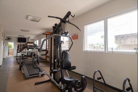 Apartamento para alugar com 30m², 1 quarto e 1 vaga Apartamento para alugar com 30m², 1 quarto e 1 vagaÁrea comum - Academia