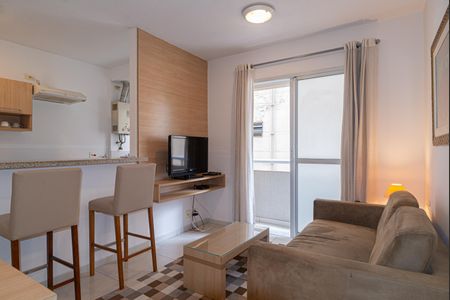 Sala de apartamento para alugar com 1 quarto, 30m² em Bela Vista, São Paulo