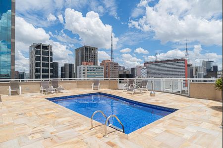 Apartamento para alugar com 30m², 1 quarto e 1 vaga Apartamento para alugar com 30m², 1 quarto e 1 vagaÁrea comum - Piscina