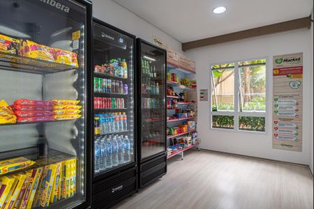 Apartamento para alugar com 30m², 1 quarto e 1 vaga Apartamento para alugar com 30m², 1 quarto e 1 vagaÁrea comum - Mercadinho