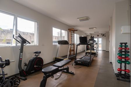 Apartamento para alugar com 30m², 1 quarto e 1 vaga Apartamento para alugar com 30m², 1 quarto e 1 vagaÁrea comum - Academia