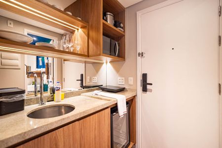 Studio à venda com 18m², 1 quarto e sem vaga Studio à venda com 18m², 1 quarto e sem vagaCozinha