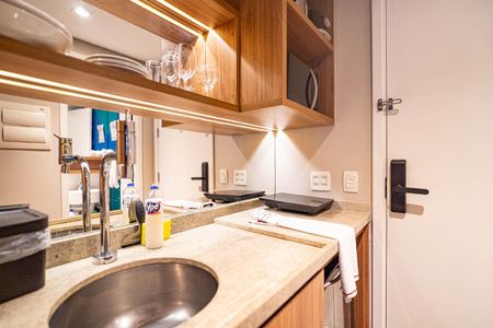 Studio à venda com 18m², 1 quarto e sem vaga Studio à venda com 18m², 1 quarto e sem vagaCozinha