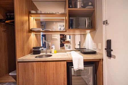 Studio à venda com 18m², 1 quarto e sem vaga Studio à venda com 18m², 1 quarto e sem vagaCozinha