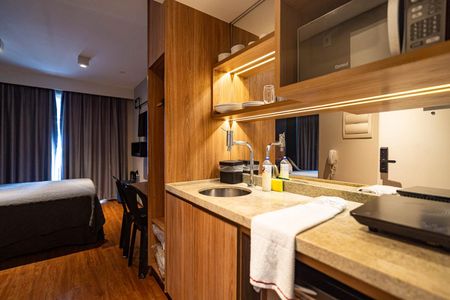 Studio à venda com 18m², 1 quarto e sem vaga Studio à venda com 18m², 1 quarto e sem vagaCozinha