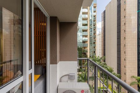 Studio para alugar com 25m², 1 quarto e sem vagaSacada