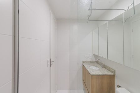 Studio para alugar com 25m², 1 quarto e sem vagaBanheiro da Suíte