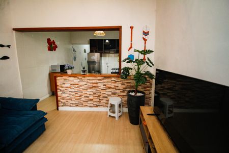 Sala de casa para alugar com 2 quartos, 250m² em Nova Mirim, Praia Grande