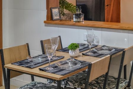 Casa para alugar com 130m², 2 quartos e 2 vagasCozinha 