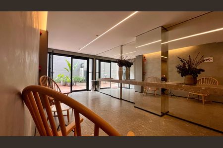 Studio para alugar com 26m², 1 quarto e sem vaga Studio para alugar com 26m², 1 quarto e sem vagaHall de entrada