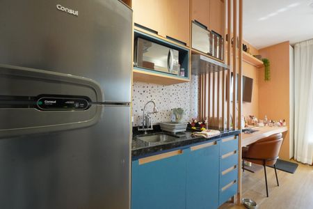 Studio à venda com 23m², 1 quarto e sem vagaCozinha