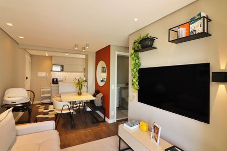 Sala  de apartamento à venda com 2 quartos, 54m² em Jardim Olavo Bilac, São Bernardo do Campo