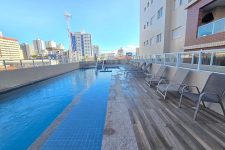 Área comum - Piscina de apartamento para alugar com 1 quarto, 56m² em Aviação, Praia Grande