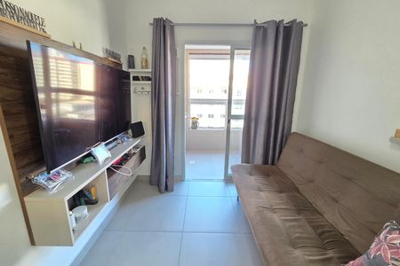 Sala de apartamento para alugar com 1 quarto, 56m² em Aviação, Praia Grande