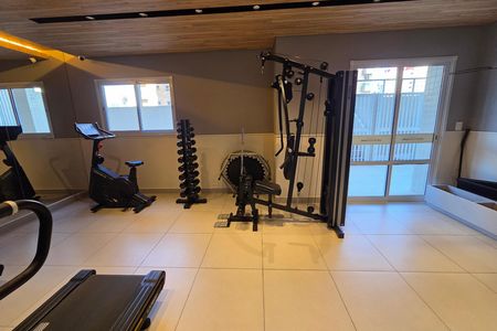 Apartamento para alugar com 56m², 1 quarto e 1 vaga Apartamento para alugar com 56m², 1 quarto e 1 vagaÁrea comum - Academia