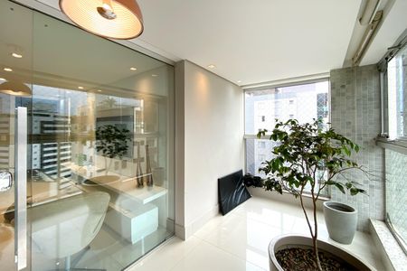 Varanda da Sala de apartamento à venda com 4 quartos, 170m² em Buritis, Belo Horizonte
