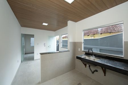 SALA de casa para alugar com 2 quartos, 45m² em Santo Andre, Belo Horizonte