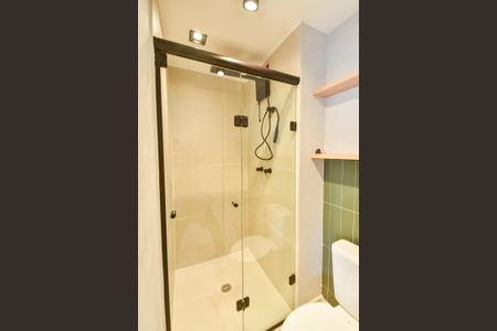 Studio para alugar com 27m², 1 quarto e sem vaga Studio para alugar com 27m², 1 quarto e sem vagaBanheiro