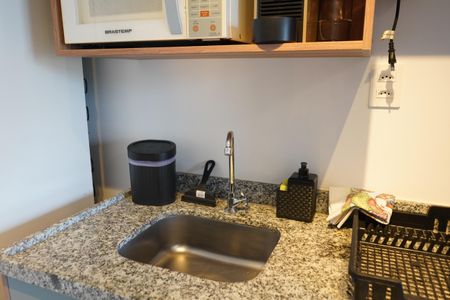 Studio para alugar com 25m², 1 quarto e sem vagaCozinha