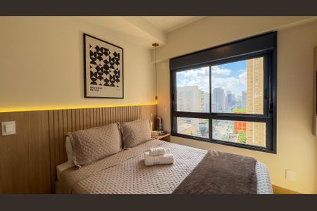 Quarto Suíte de apartamento à venda com 1 quarto, 28m² em Brooklin, São Paulo