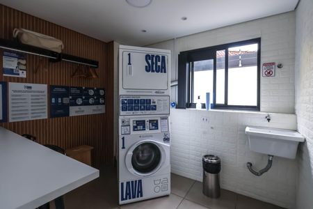 Studio para alugar com 28m², 1 quarto e sem vagaLavanderia
